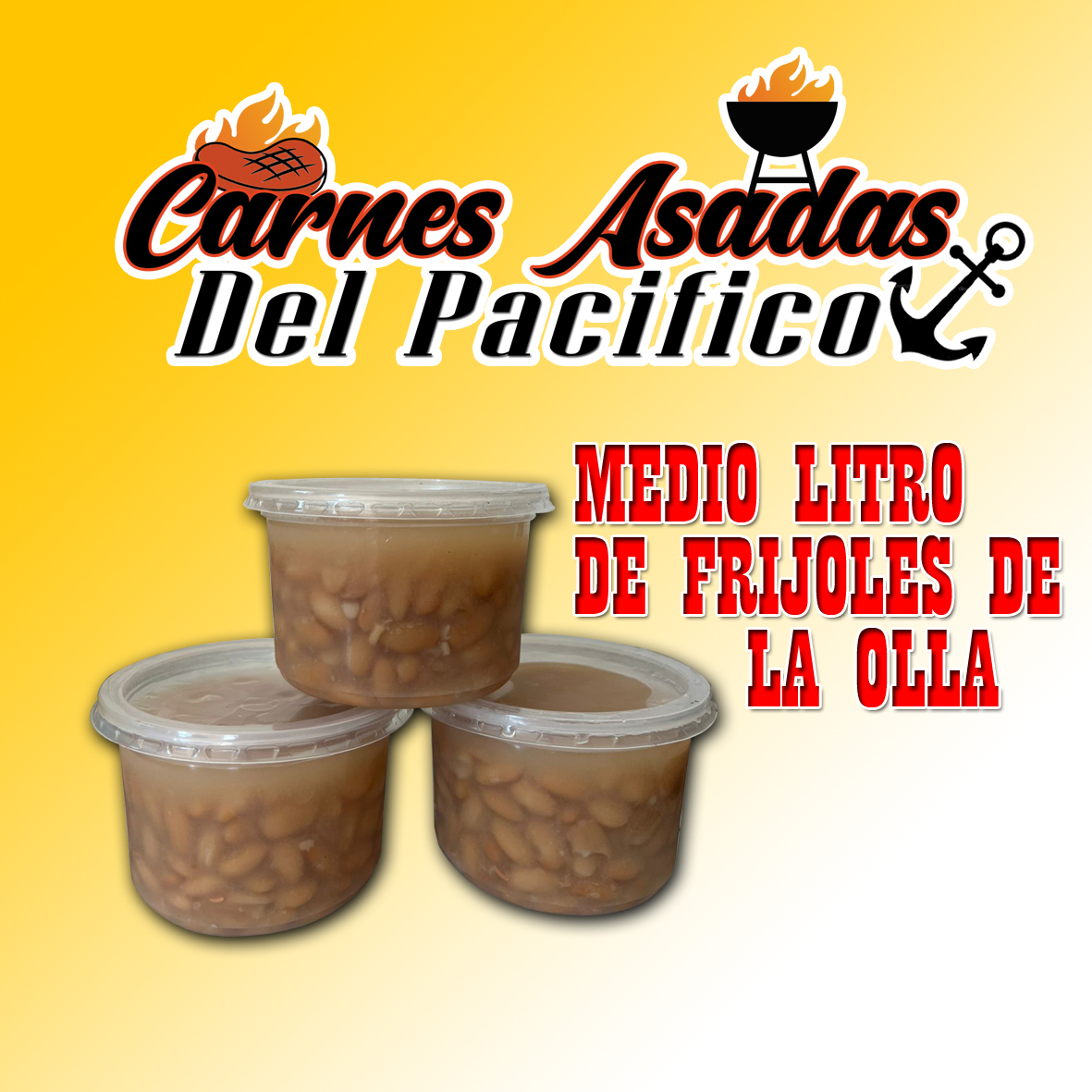 1/2 Litro Frijol de la olla