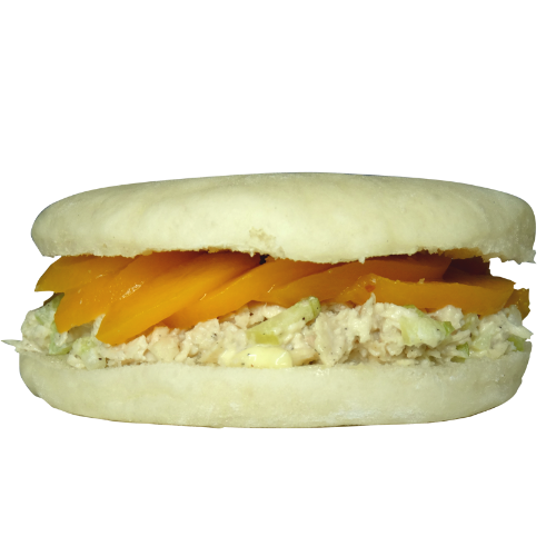 Pita con Pollo y Durazno