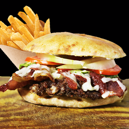 Hamburguesa Tradicional Queso Cheddar