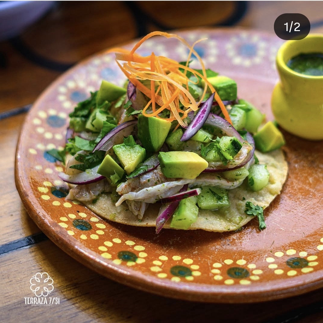 TOSTADAS DE AGUACHILE