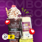 Seu açaí orgânico, batido com frutas de verdade, sem química, uma experiência incrível, montado no copo de 500ml com vários opções de doces e coberturas, e para fechar você pode escolher entre nosso delicioso chantilly artesanal