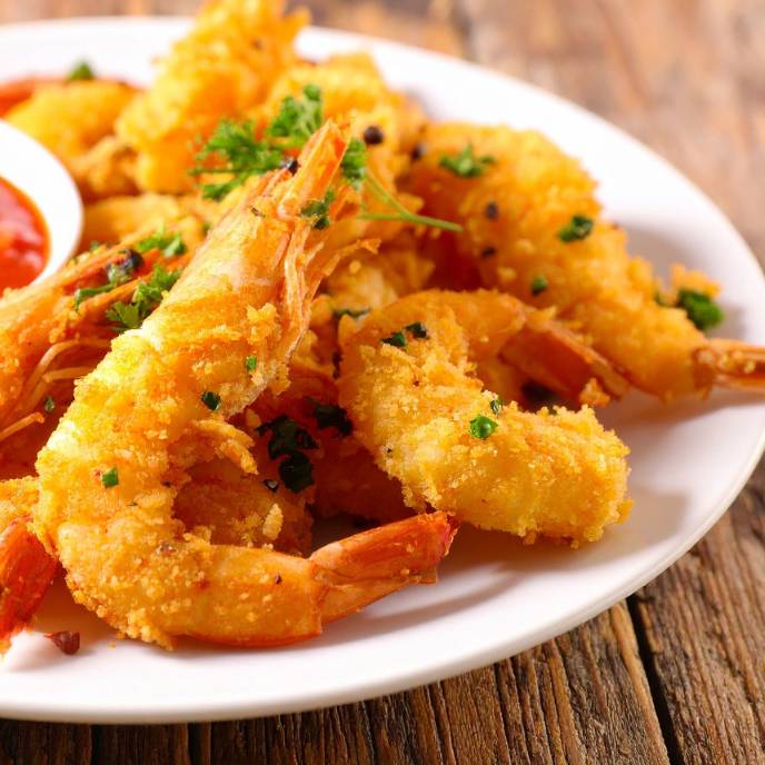 Camarones Empanizados