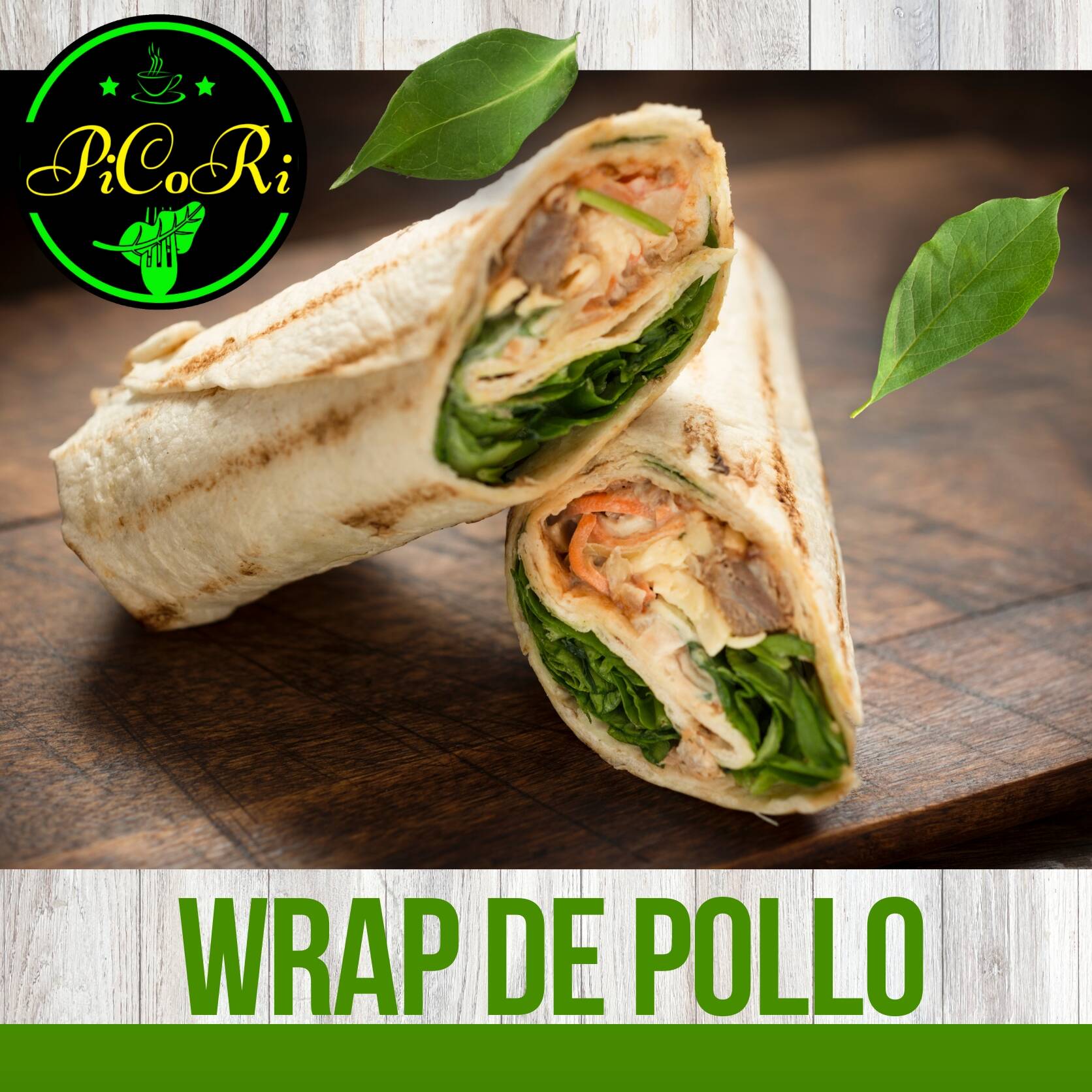 Wrap con Pollo, Huevo, Atún y Res