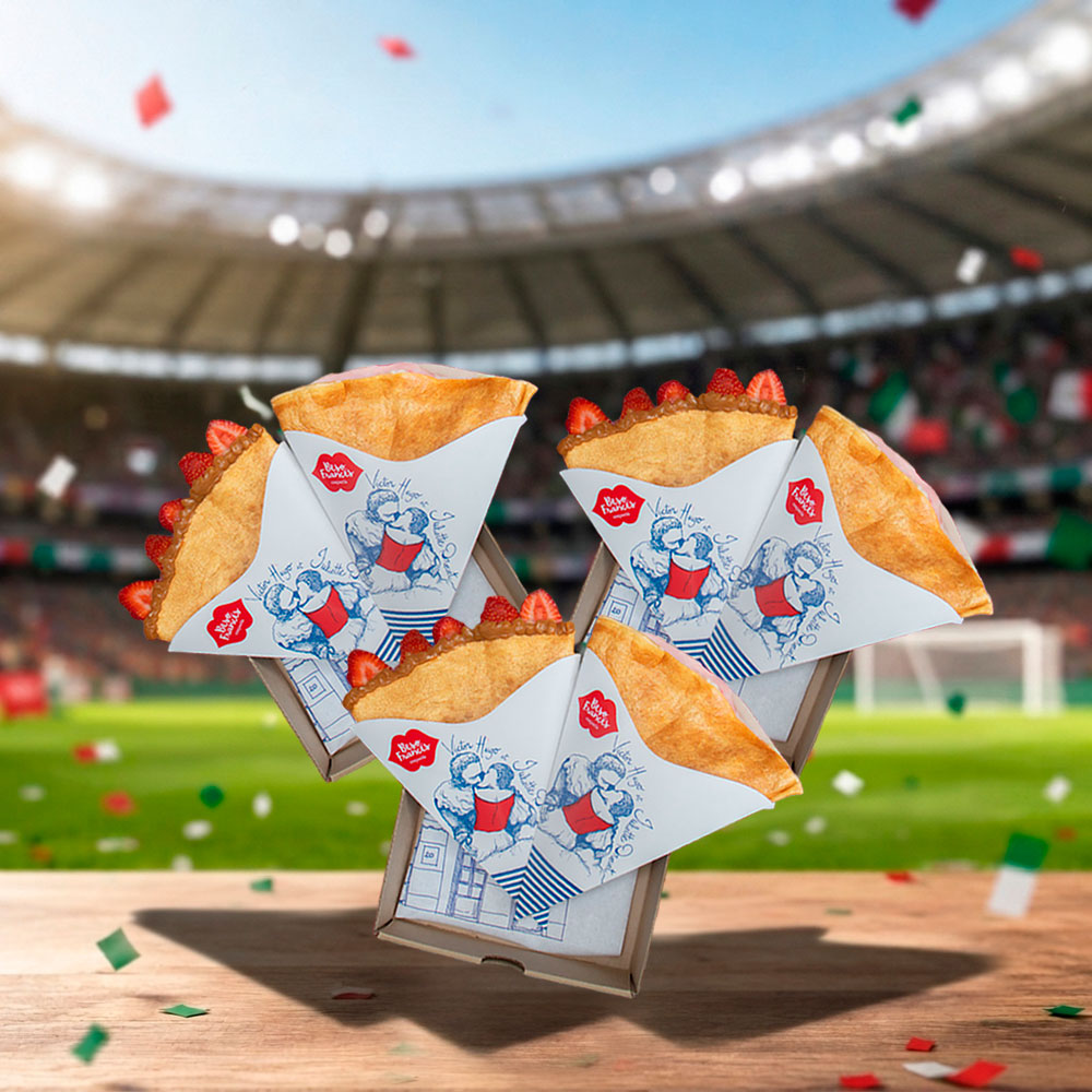 Paquete futbolero: 6 crepes