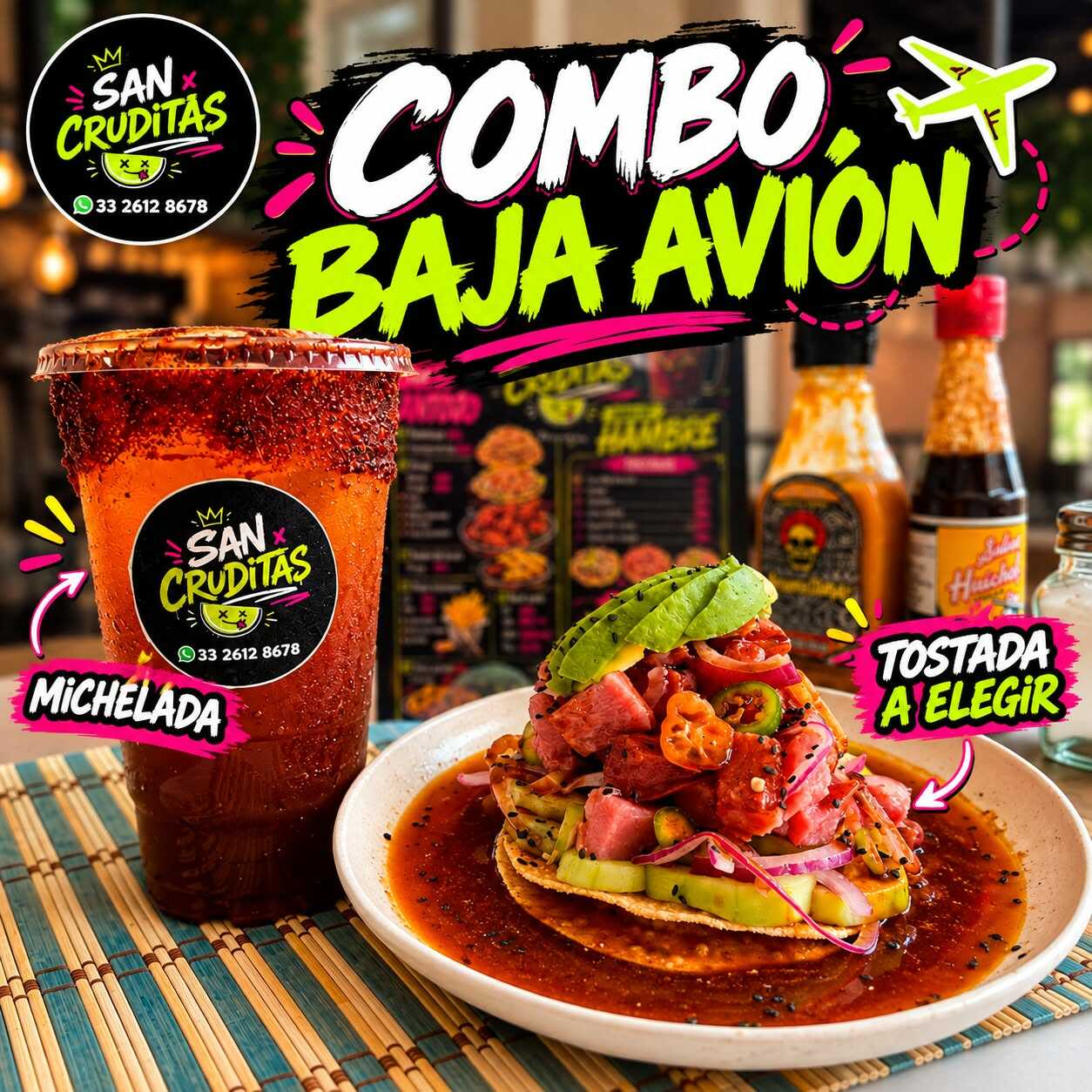 COMBO BAJA AVIÓN