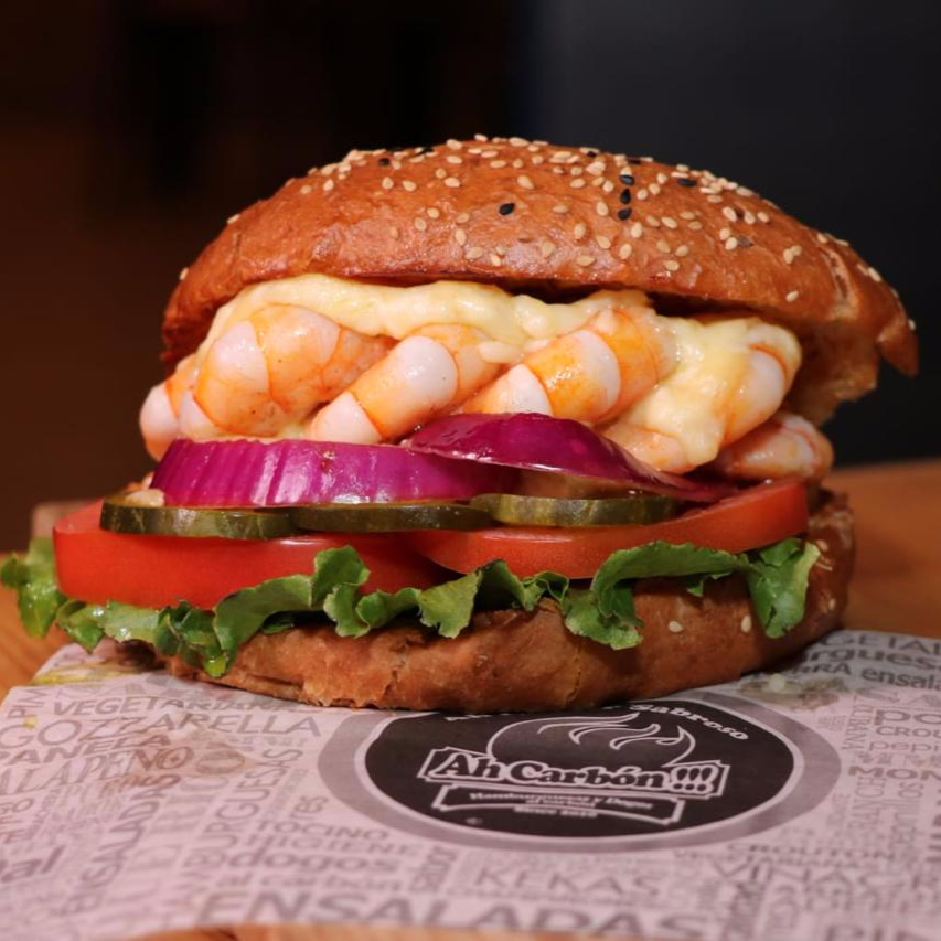 Hamburguesa Grande de Camarón