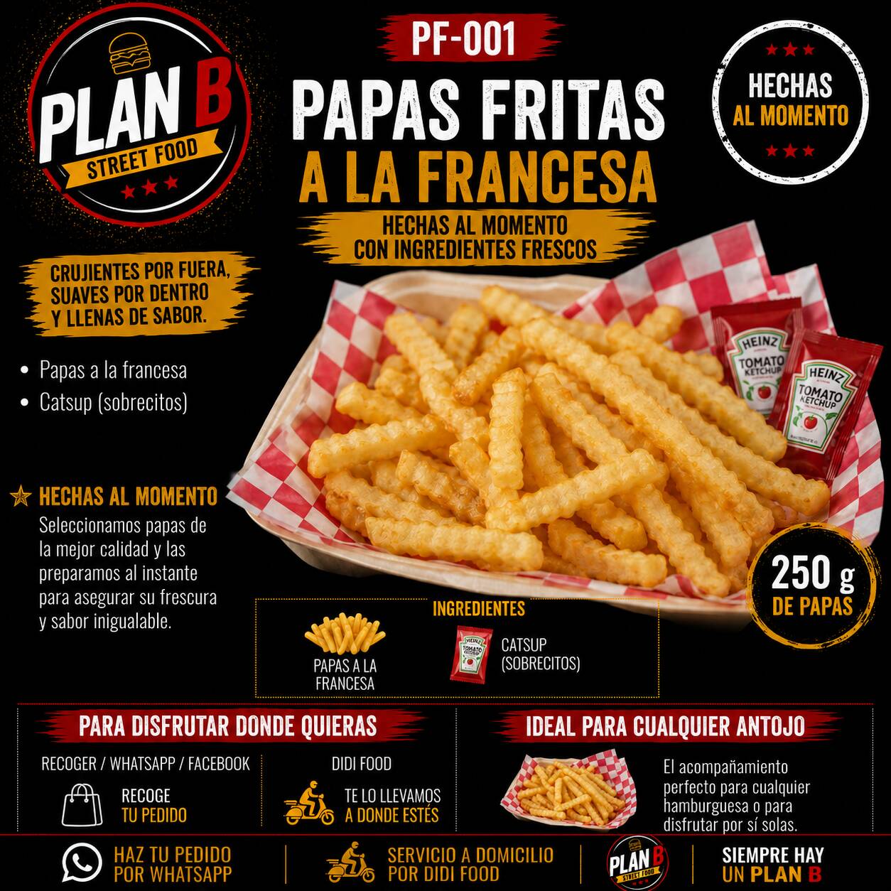 Papas Fritas a la Francesa