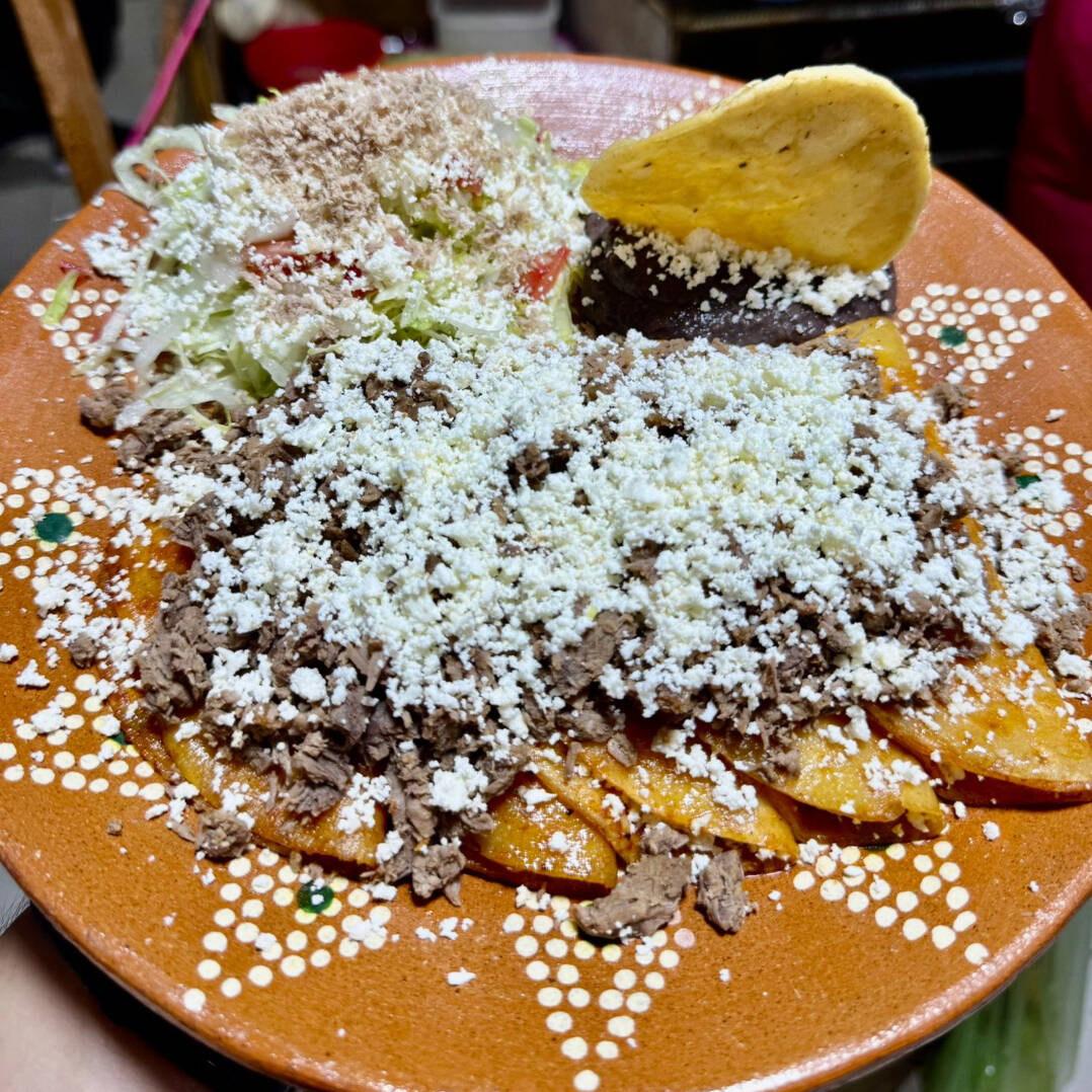 Orden de Enchiladas con Bisteck