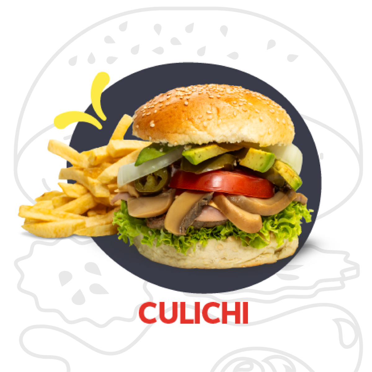 Hamburguesa Culichi