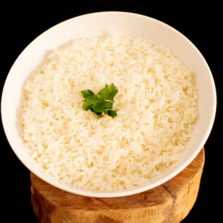 Guarnição de arroz branco