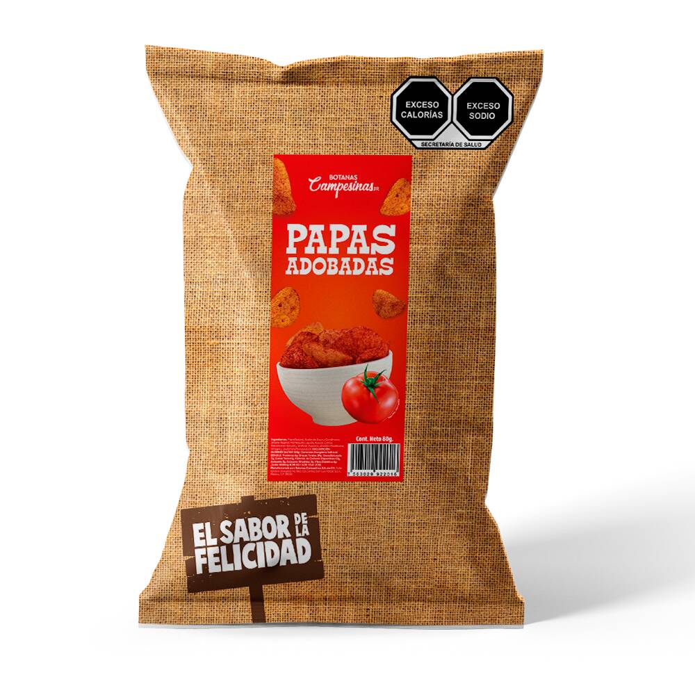 Papas Adobadas Individuales