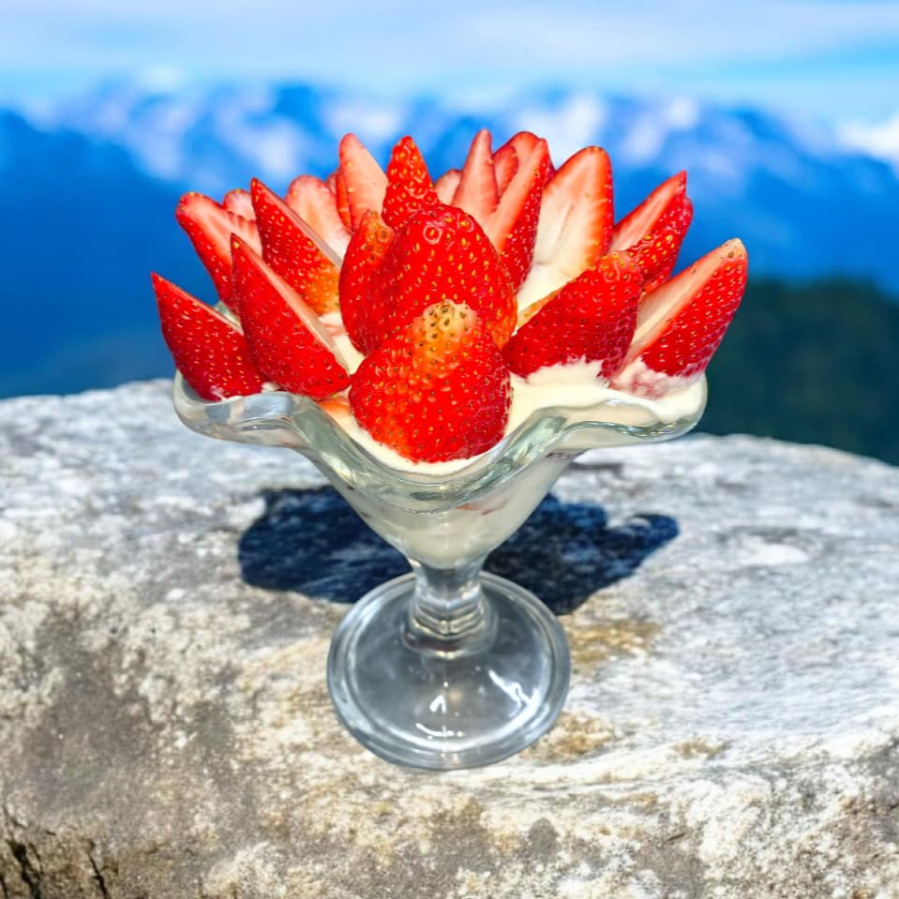 Fresas con Crema Pequeñas
