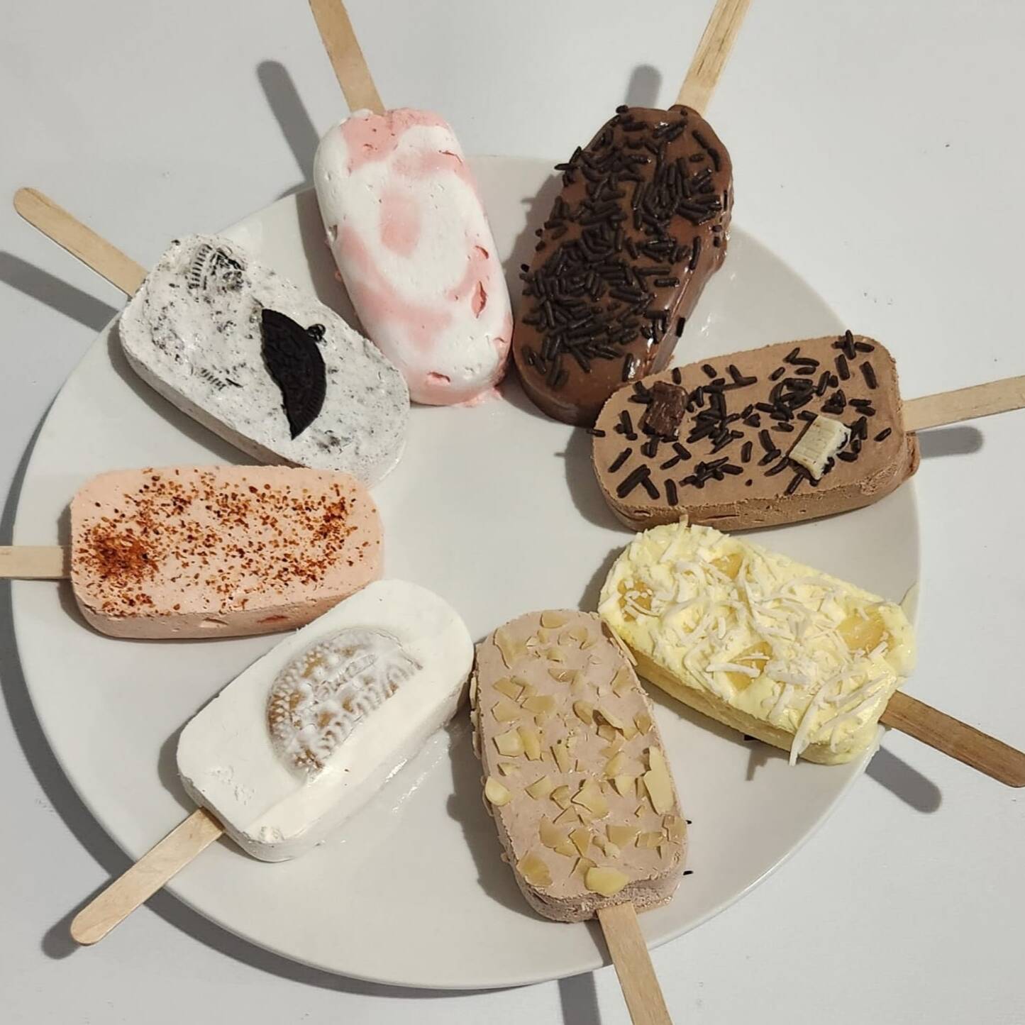 Paletas Cheesecake Nieve 12pzas