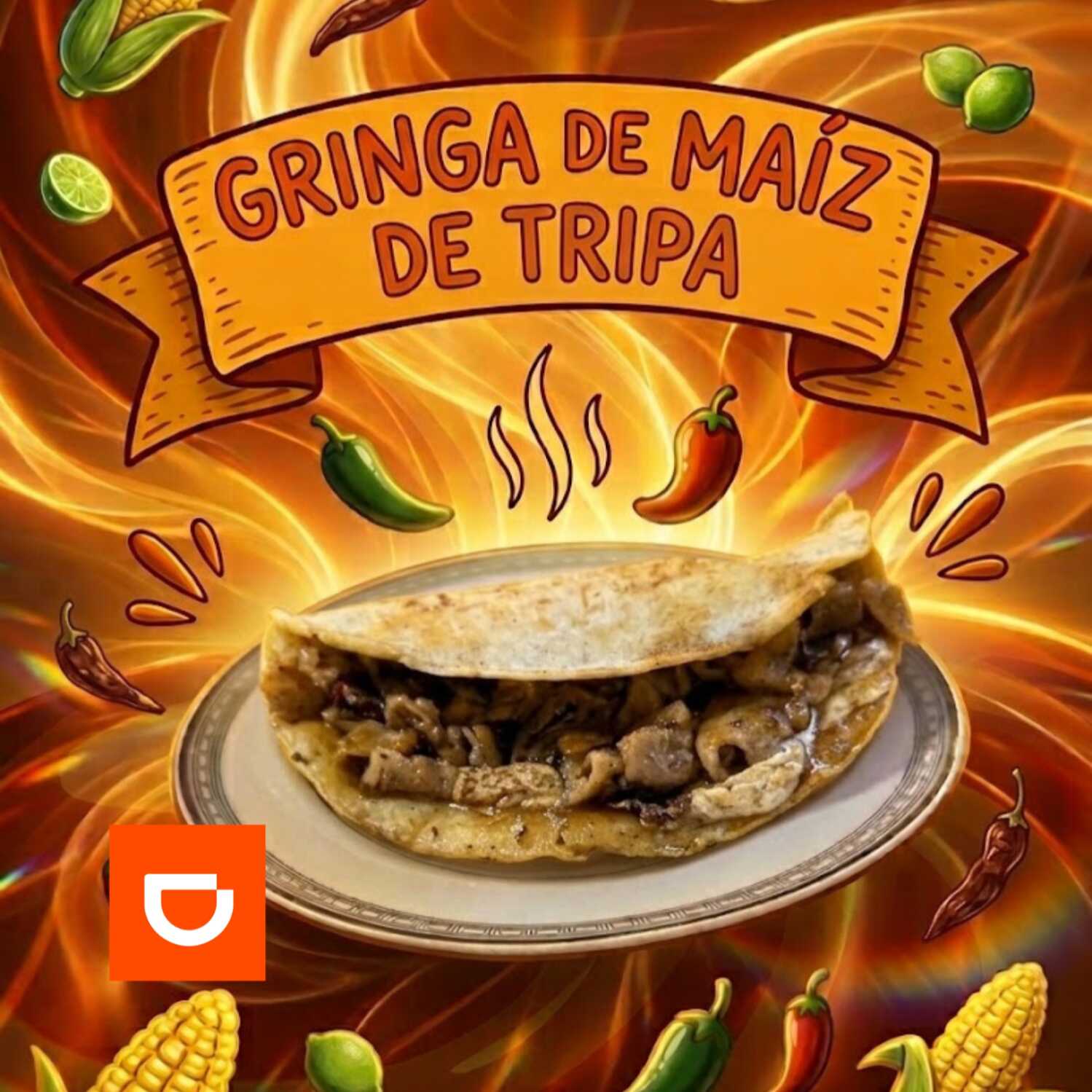 Gringa de Maíz de Tripa