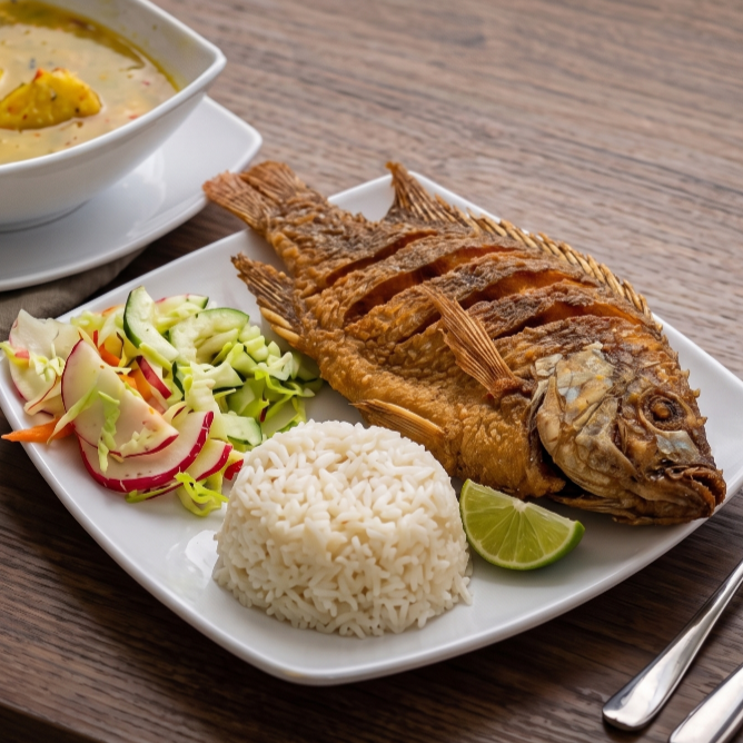 Mojarra más Gaseosa