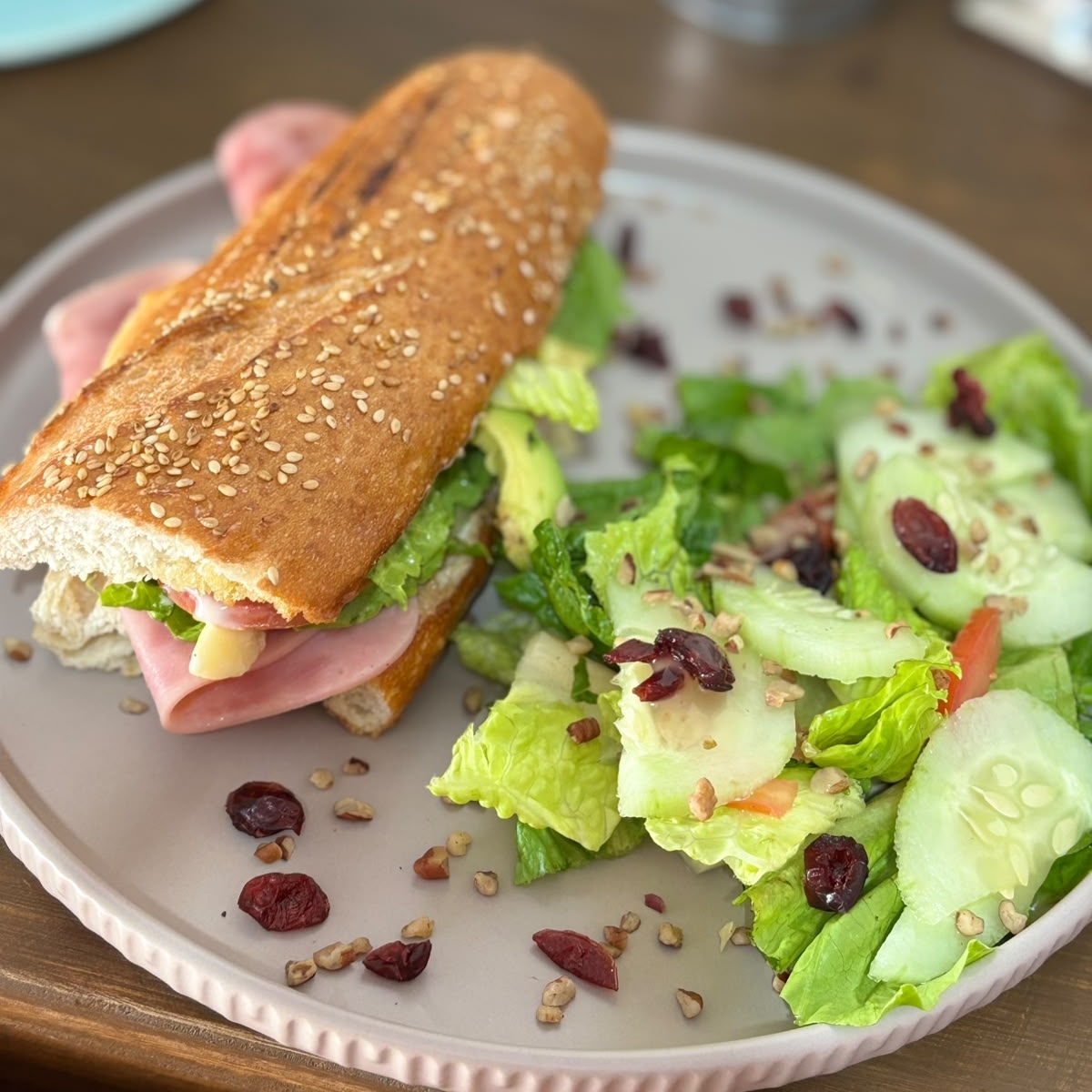 Baguette de Jamón de Pavo y Queso Manchego
