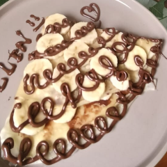 Crepa de Plátano con NUTELLA