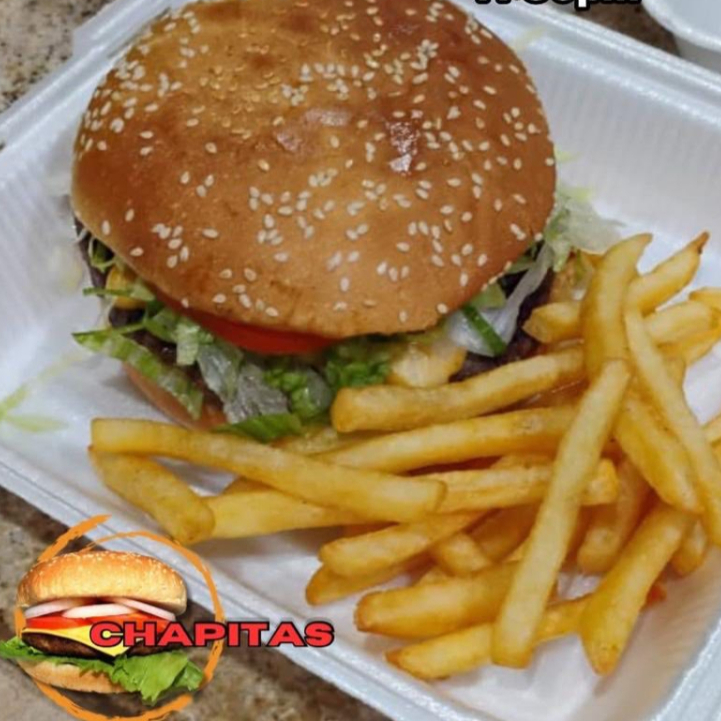 Hamburguesa + Papas + Refresco