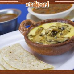 Queso Con Champiñones