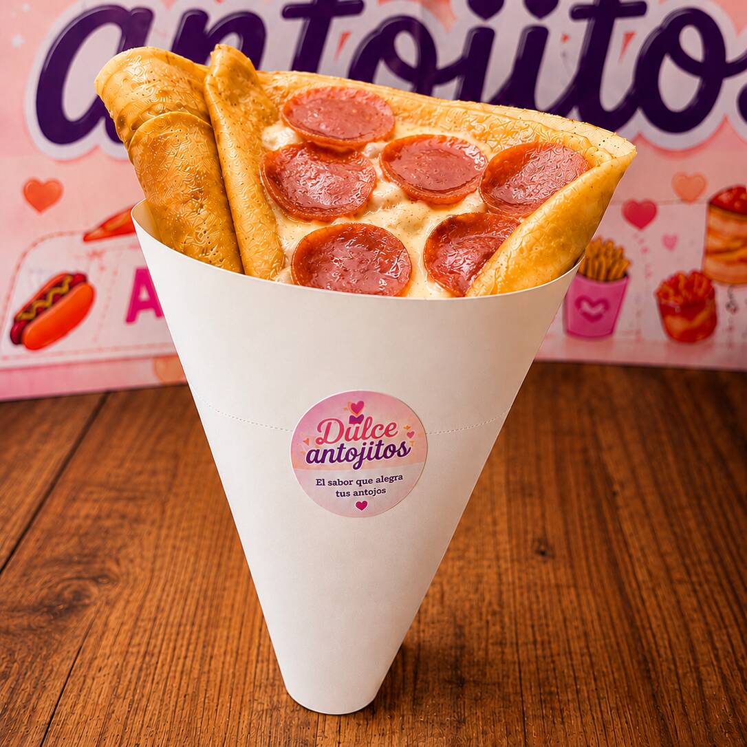 Crepas salada de peperoni