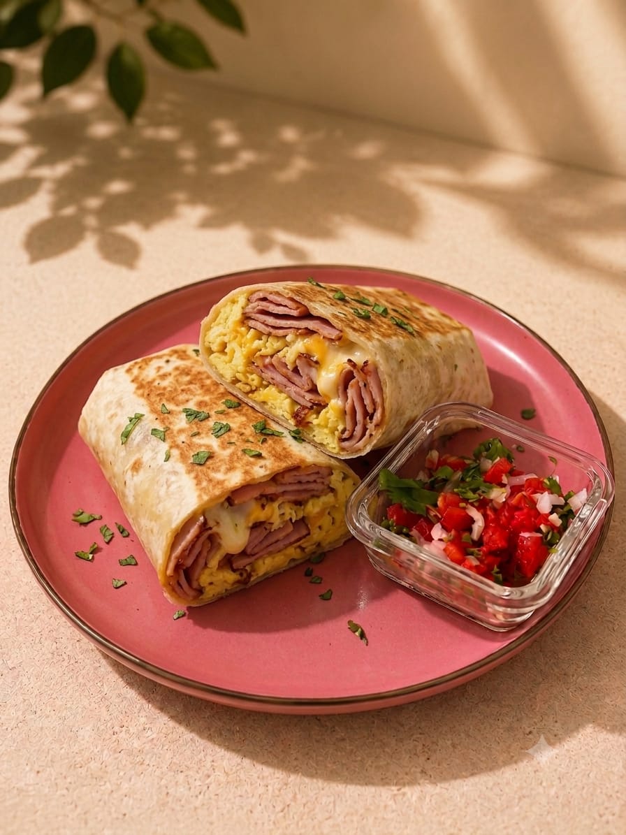 Burrito Doble Queso y Jamón