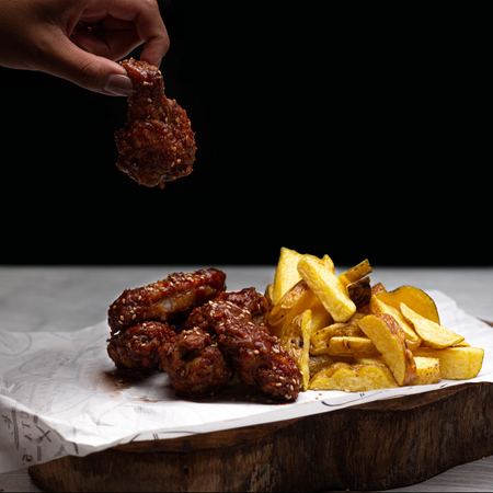 Alitas BBQ Picante