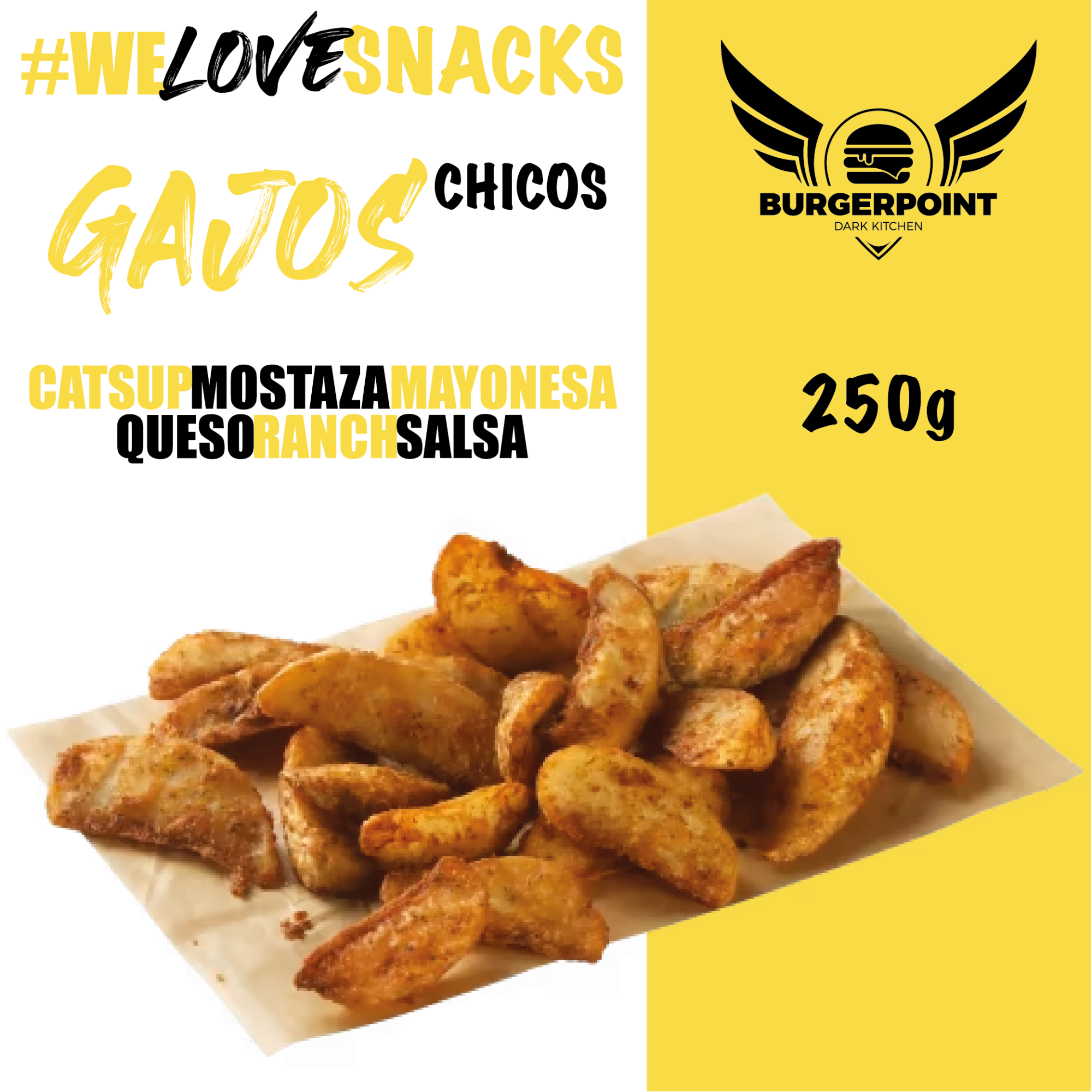 Gajos Chicos 250g 50%Desc.