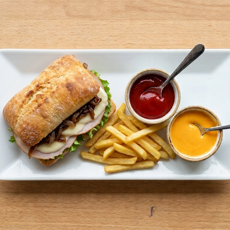 Ciabatta de Jamón de Pavo 1 Pz.