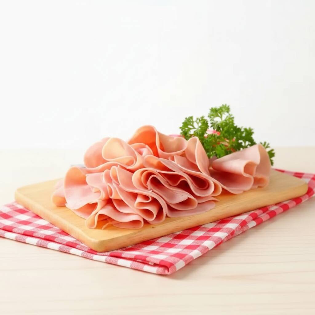 5 fatias de presunto em torno de 100-150g