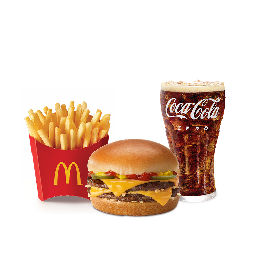 McCombo mediano Doble Hamburguesa con Queso