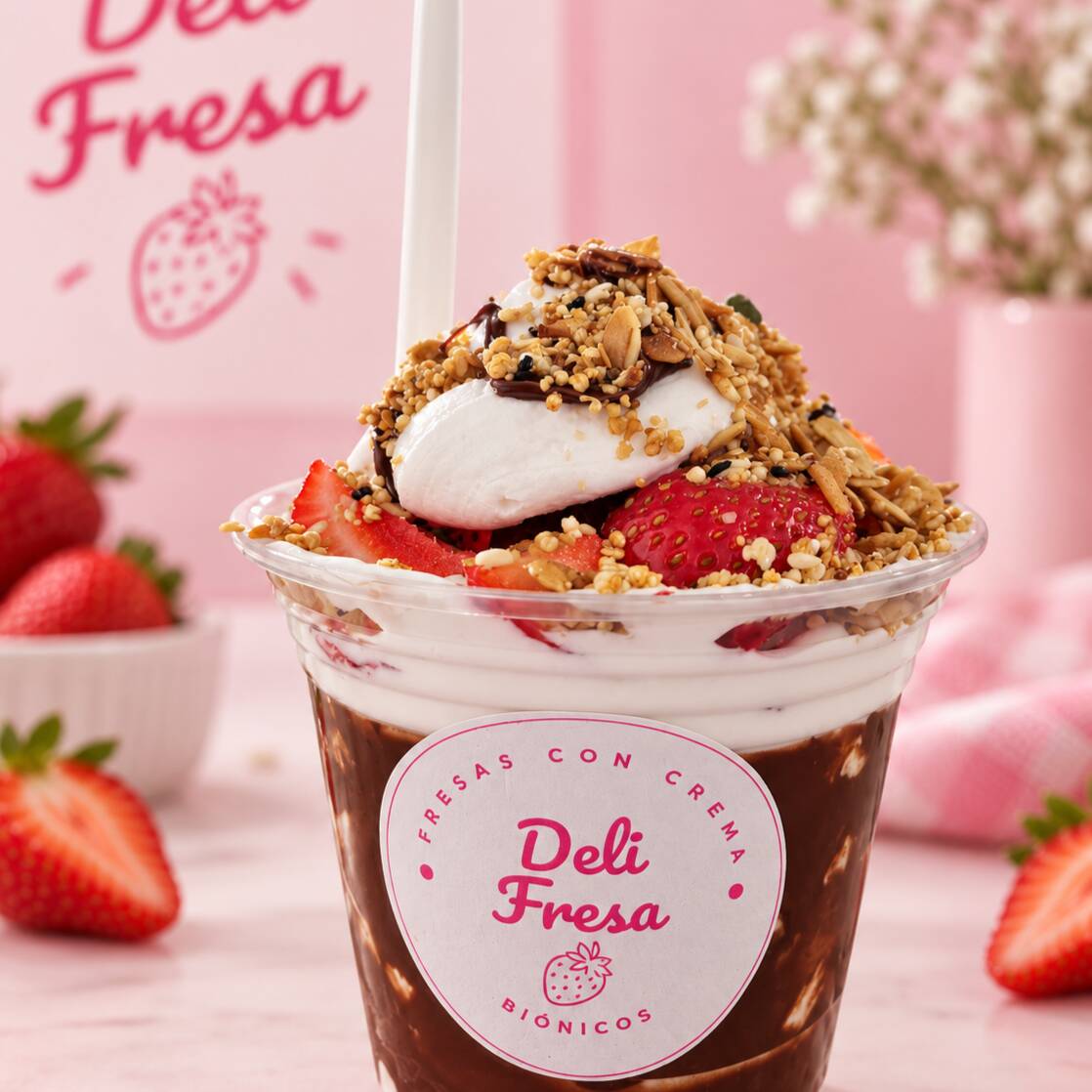 Fresas con Crema
