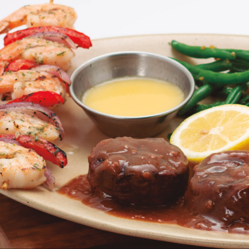 Filet Medallions & Shrimp Combo
