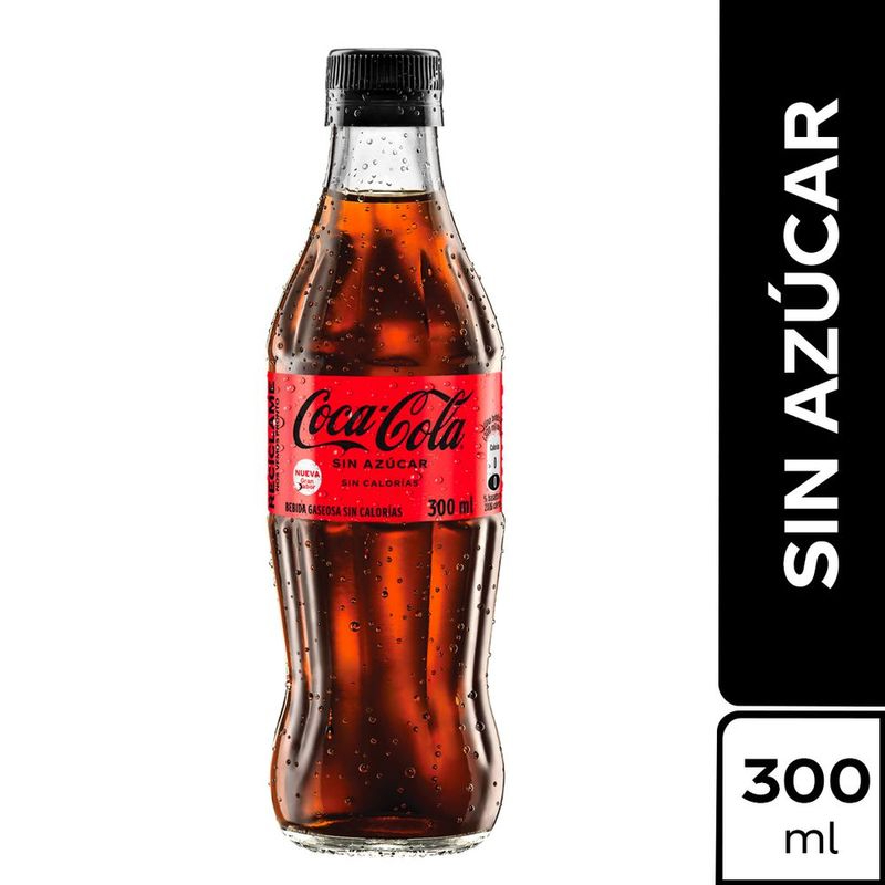 Coca-Cola sin azucar 300 ml
