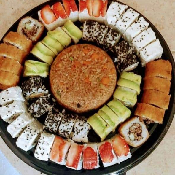 Charola de Sushi 50 Bocados