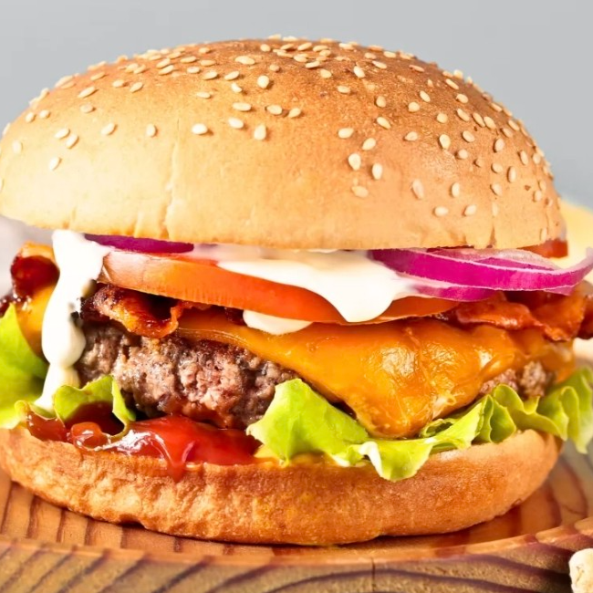 Hamburguesa Clásica + porción de papas