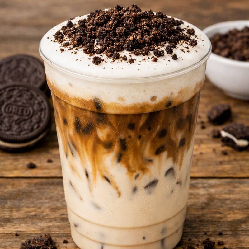 OREO Cream Latte 16oz