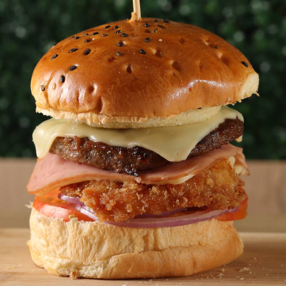 Hamburguesa Mixta Apanada