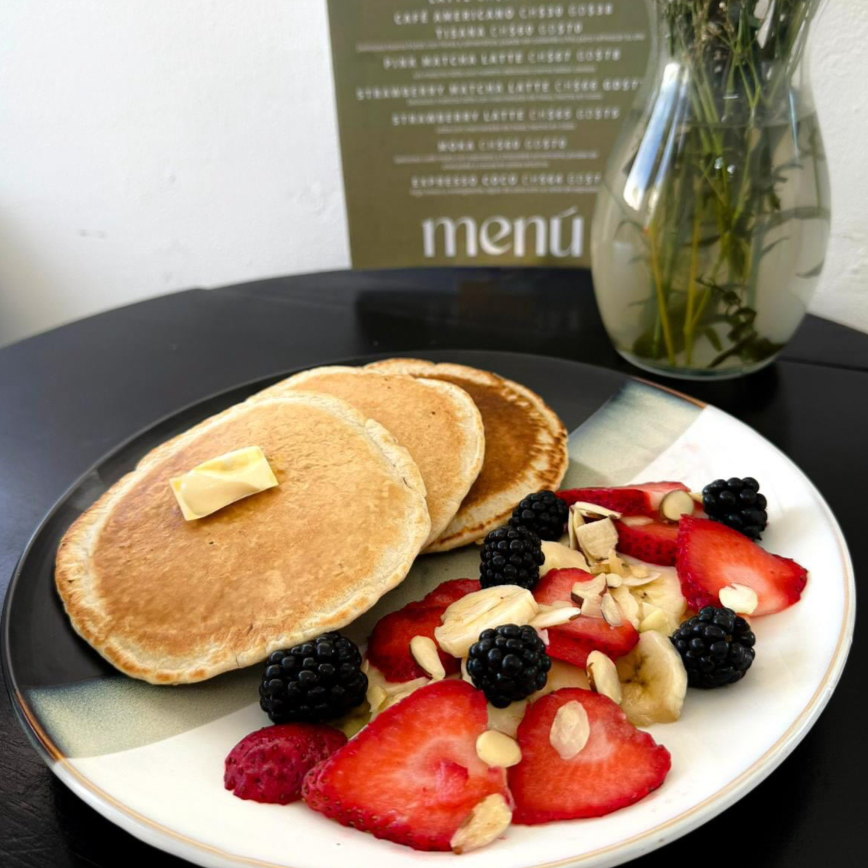 Hot cakes de avena