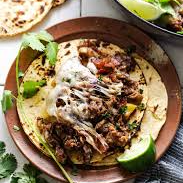 Taco Carne Arabe ( Tortilla hecha a mano)