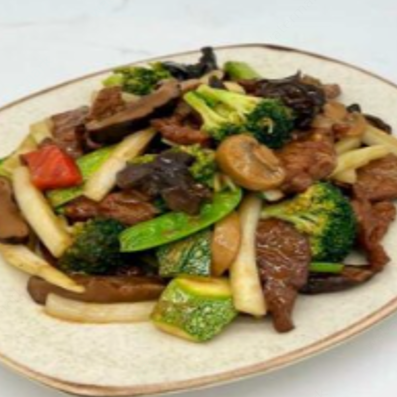 Carne con Hongos y Wuanyi