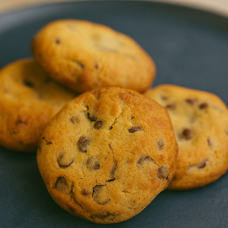 Um cookie artesanal com massa macia e um centro cremoso que combina Nutella e brigadeiro de Ninho. Doçura equilibrada, textura envolvente e uma experiência rica em cada pedaço.