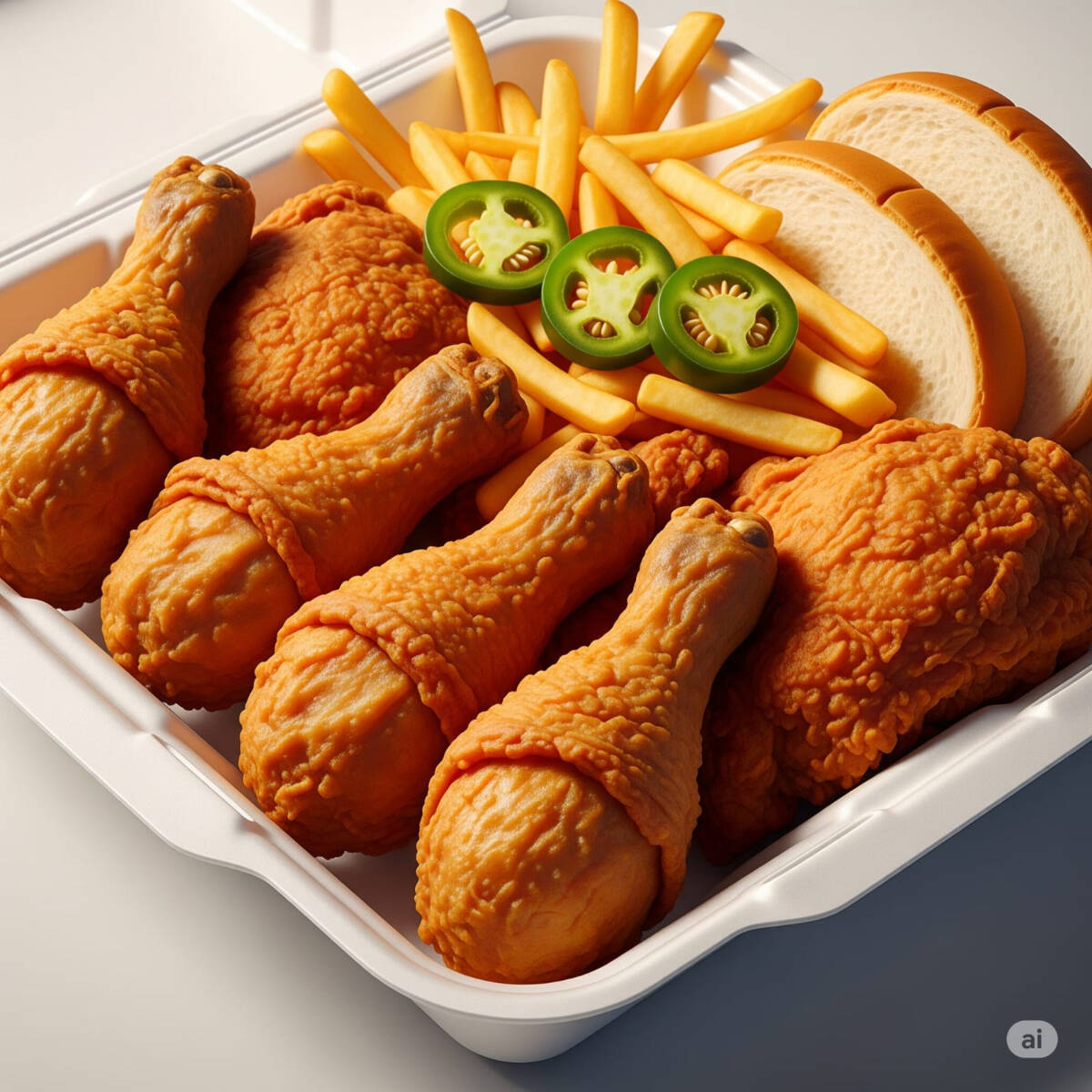 pollo frito 10 piezas