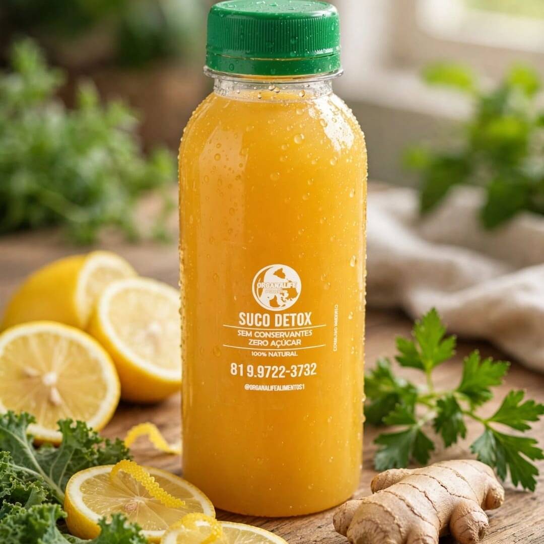 SUCO DE LARANJA 100% NATURAL