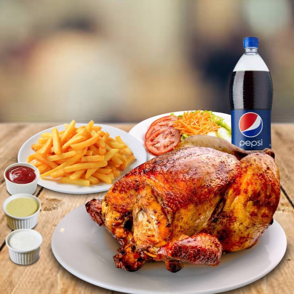Pollo a la Brasa más Gaseosa 1.5 L