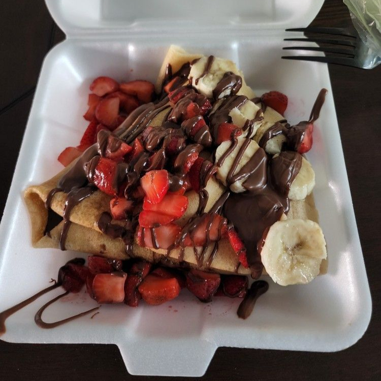 Crepa NUTELLA con Una Fruta