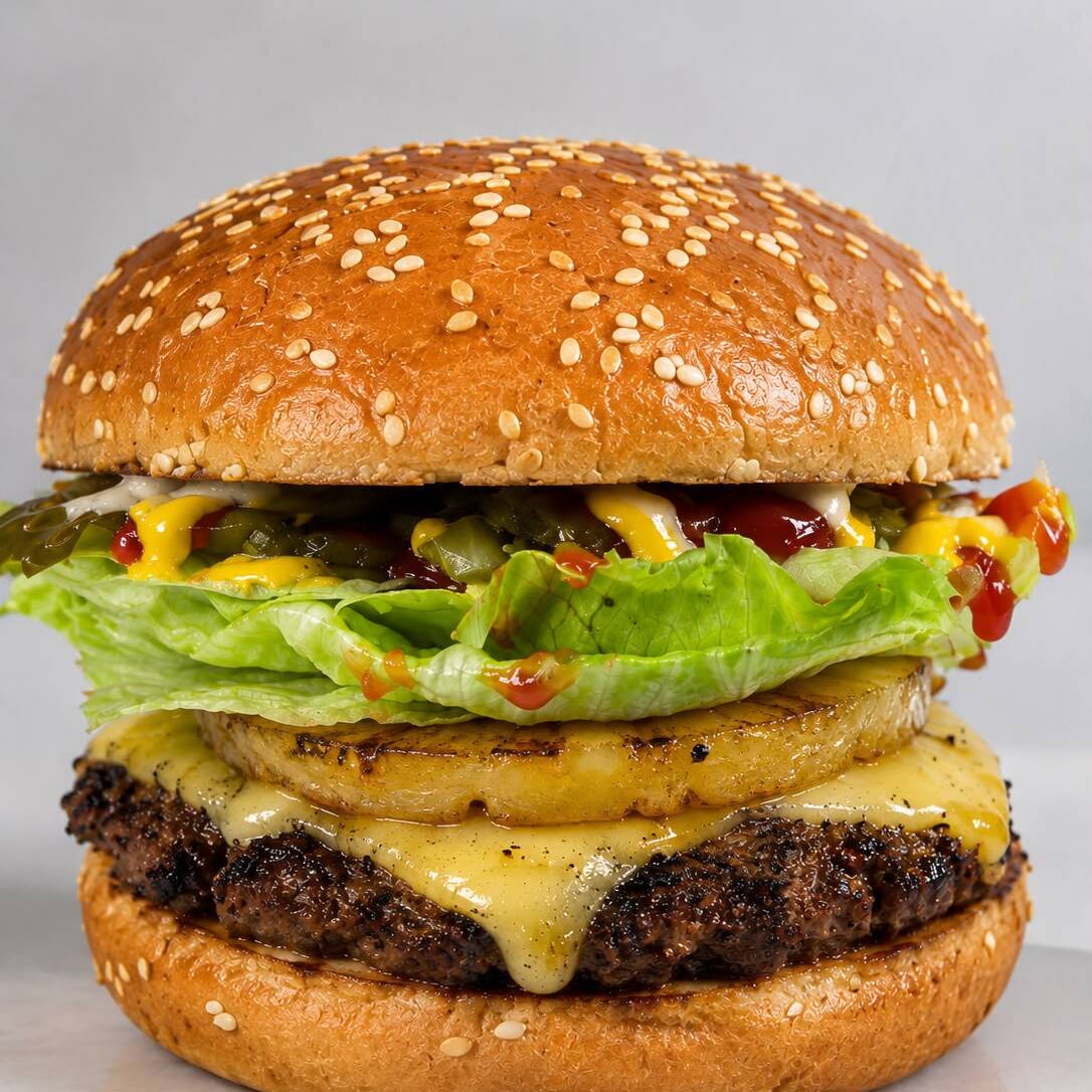 Hamburguesa Hawaiana