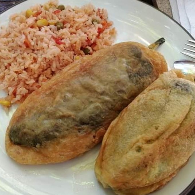 CHILES RELLENOS ORDEN DE 2 PICADILLO DE RES