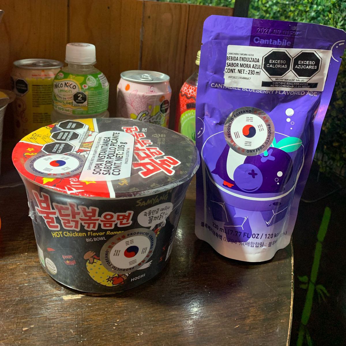 Ramen Coreano Instantáneo + Bebida Oriental
