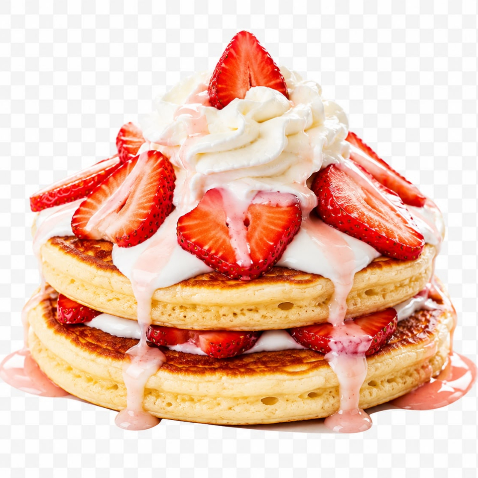 Hotcakes Fresas y Cream