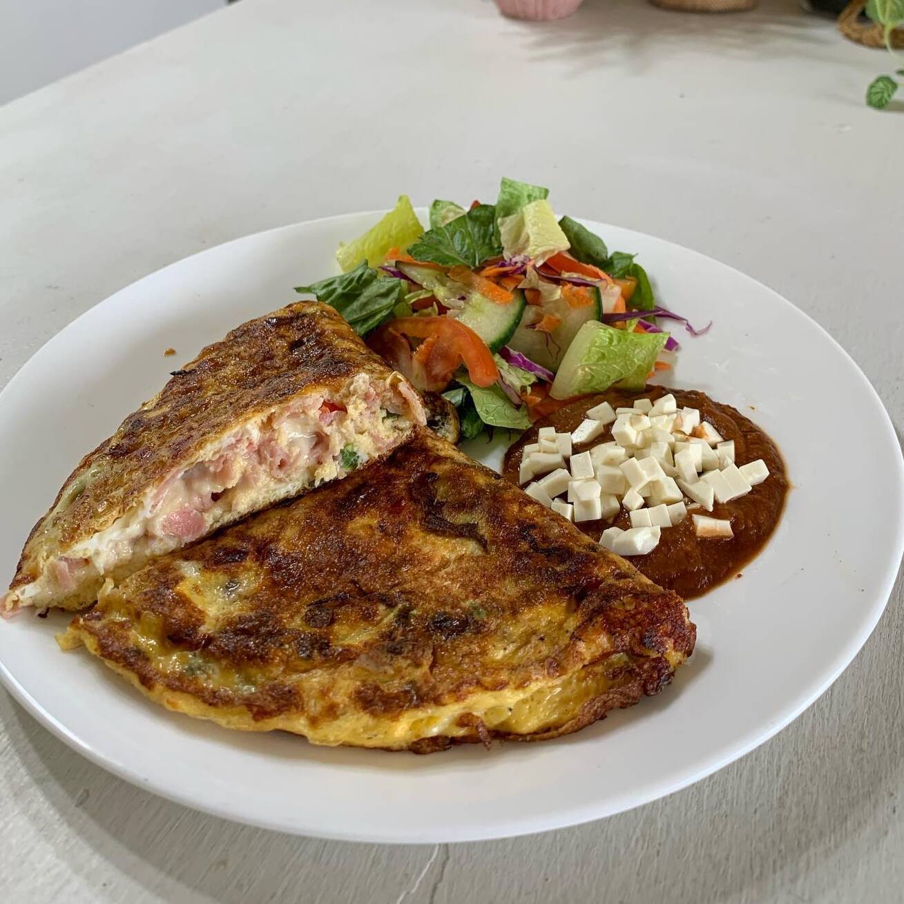 Omelette de Queso & Jamón